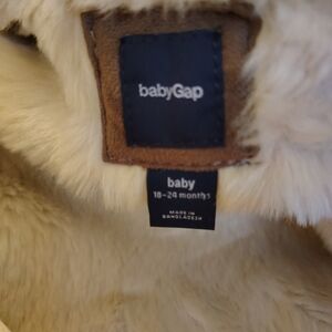 GAP Cream Fleece Kids Jacket